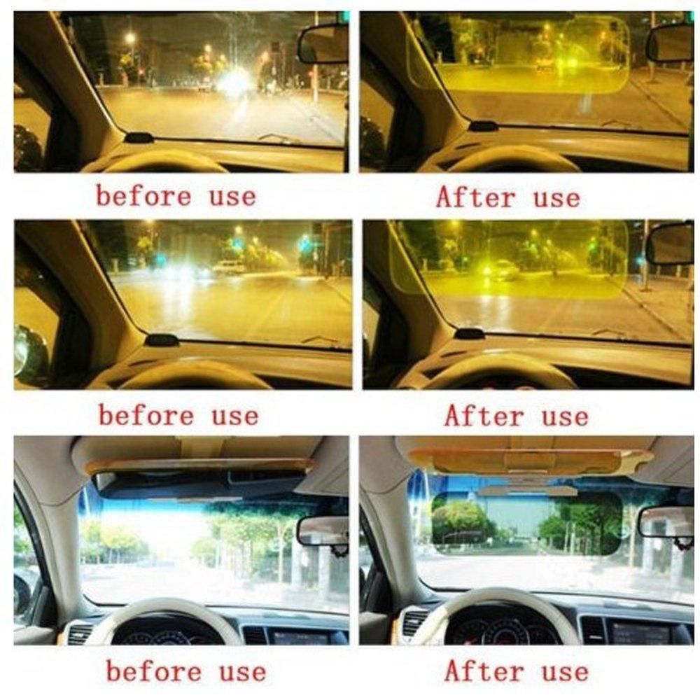 Car Day & Night Vision Driving Mirror Sun Visors