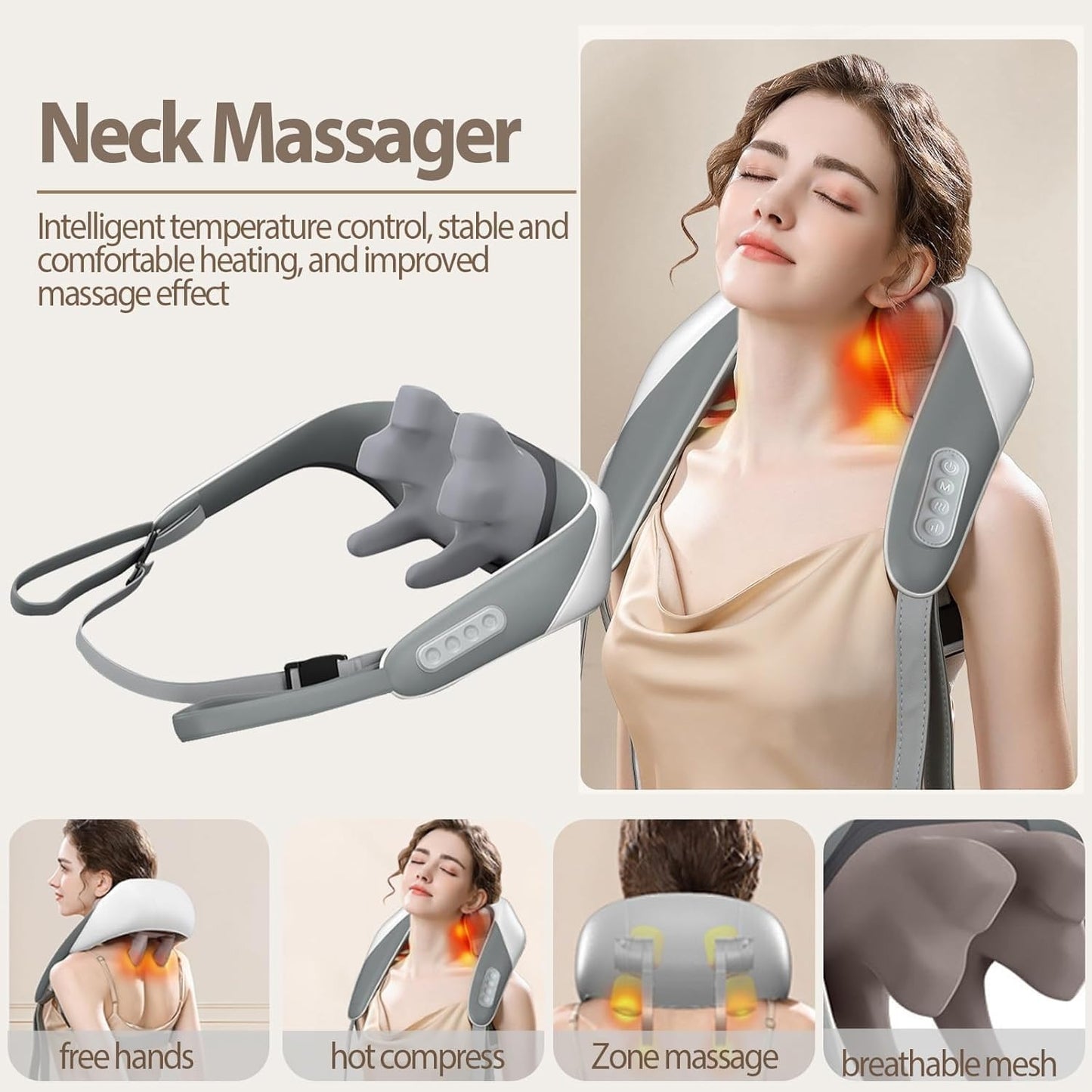 Heated Neck & Back Massager